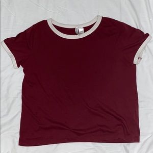 L  H&M basic short sleeve shirt